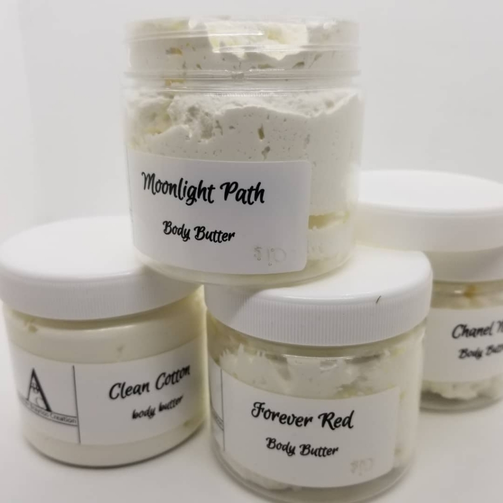 Handmade whipped body butter